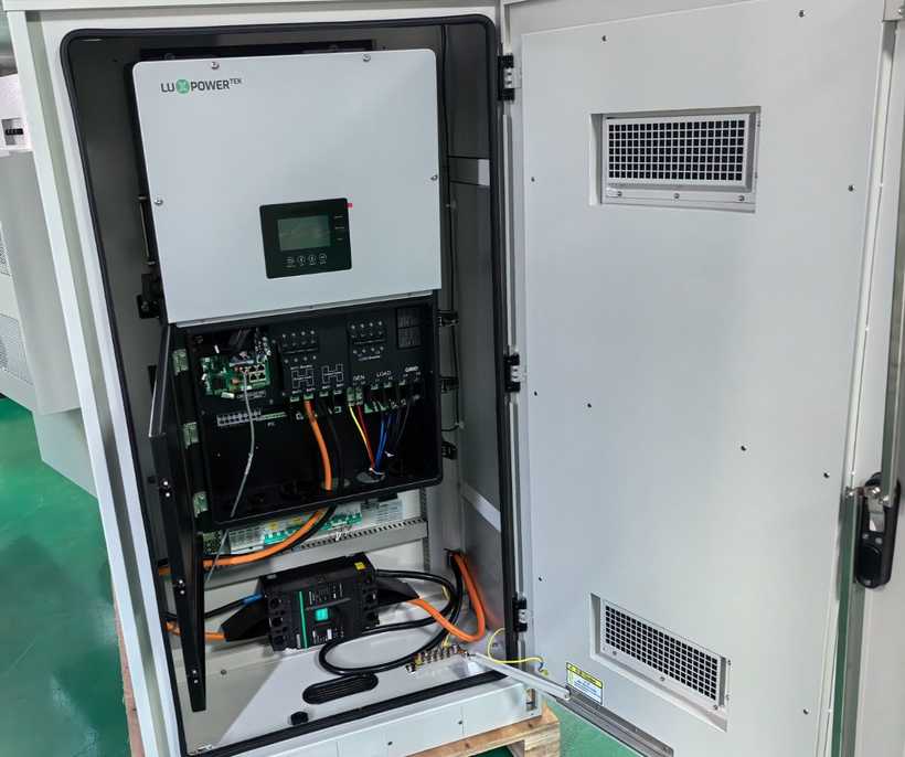 Lithi-Volt Self-Contained BESS 57.6KWH 12KW LiFePO4 Solar Battery System for Outside Installation product picture 1